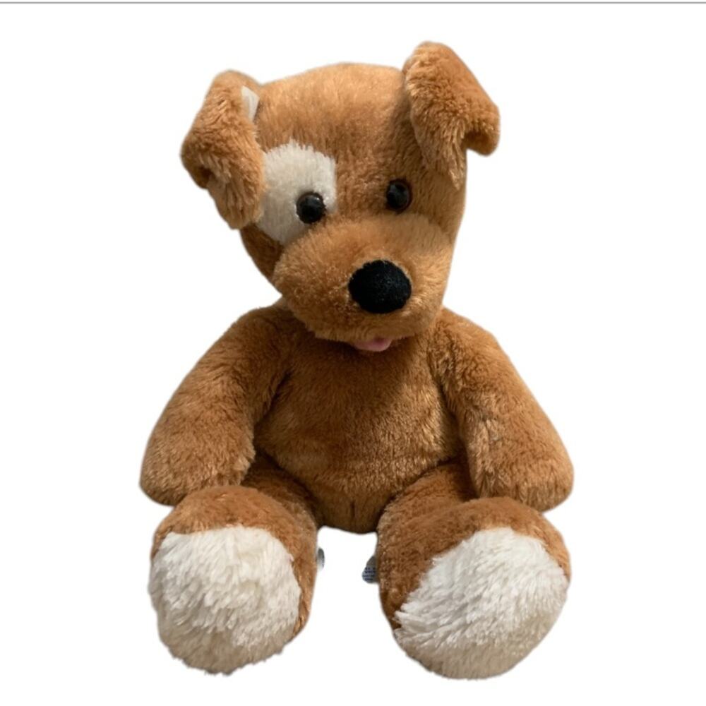 Build-A-Bear Brown Sugar Puppy Dog Plush Stuffed Animal 14" Eye Patch